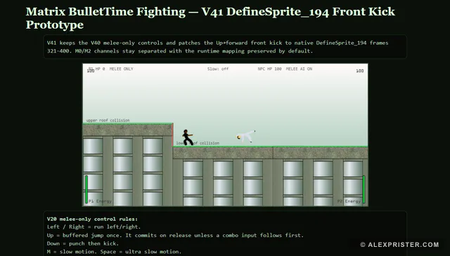 Rooftop Stickfight prototype